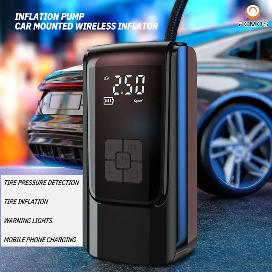 Inflation Pump Wireless Digital Display Accurate - Tire Pressure