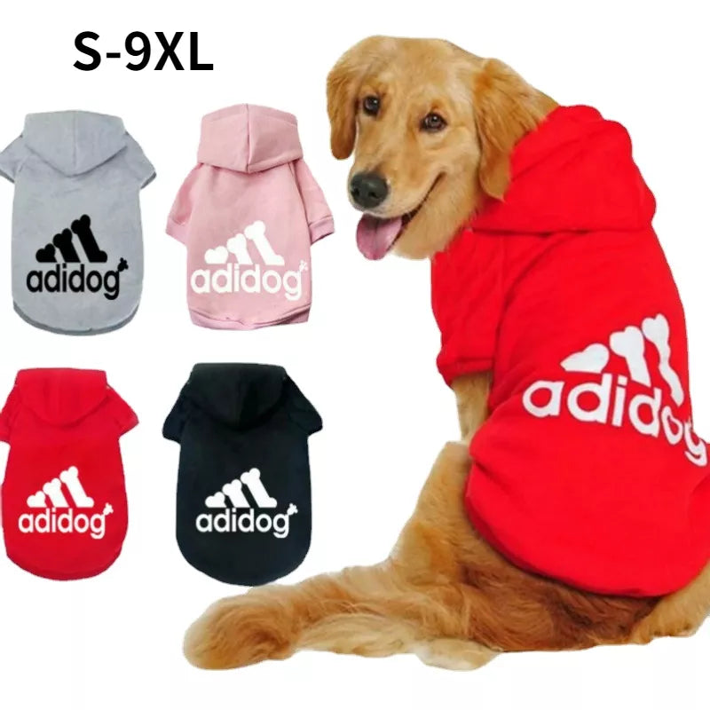 Winter Pet Dog Clothes: Fleece Warm Sweatshirt Hoodies for Small, Medium, and Large Dogs.