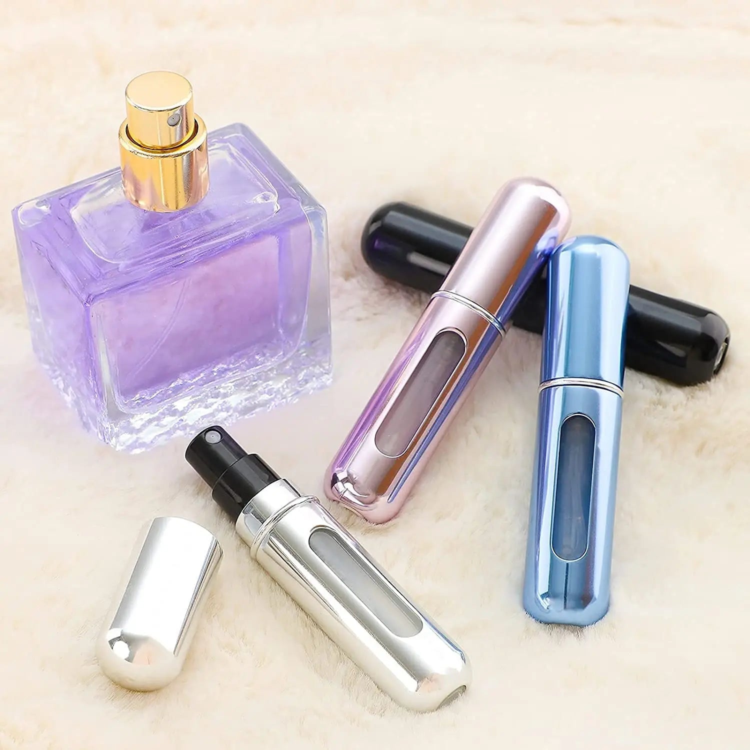 Leak-proof Travel Perfume Atomizer - 5ml or 8ml Capacity (Choose Your Size!)