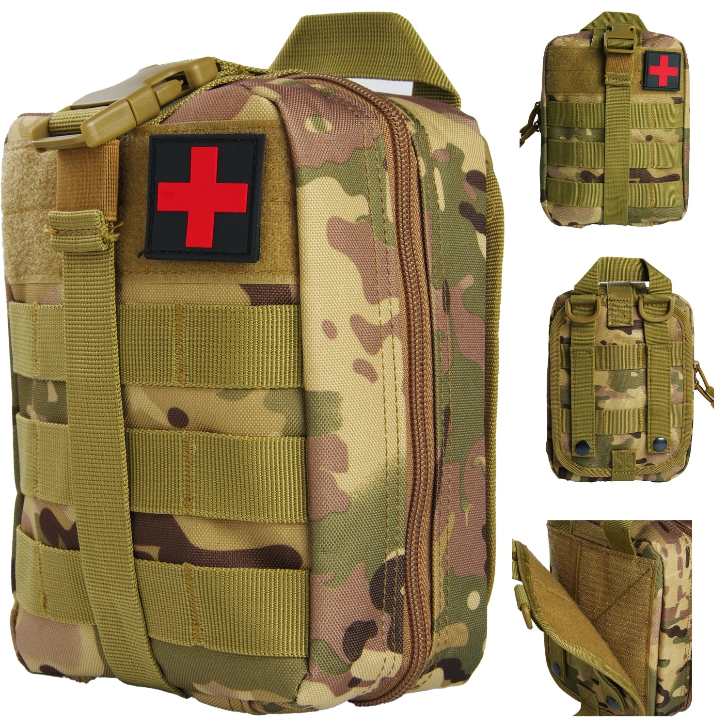 Military IFAK Trauma Survival  Kit First Aid Medical Pouch Emergency Survival