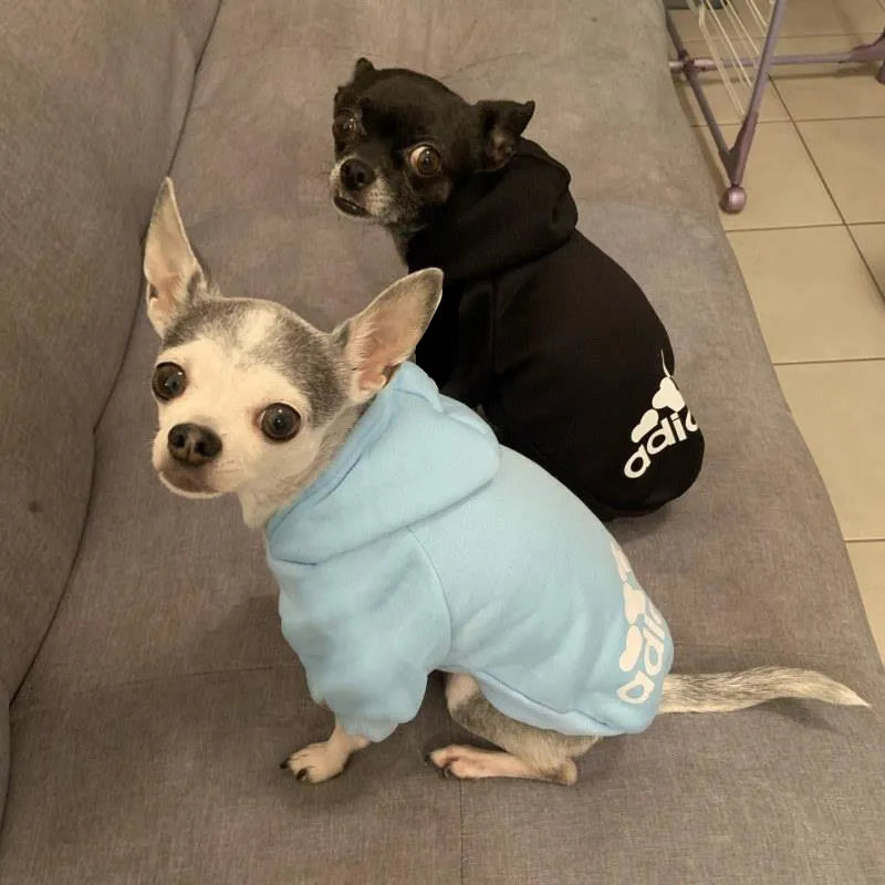 Winter Pet Dog Clothes: Fleece Warm Sweatshirt Hoodies for Small, Medium, and Large Dogs.