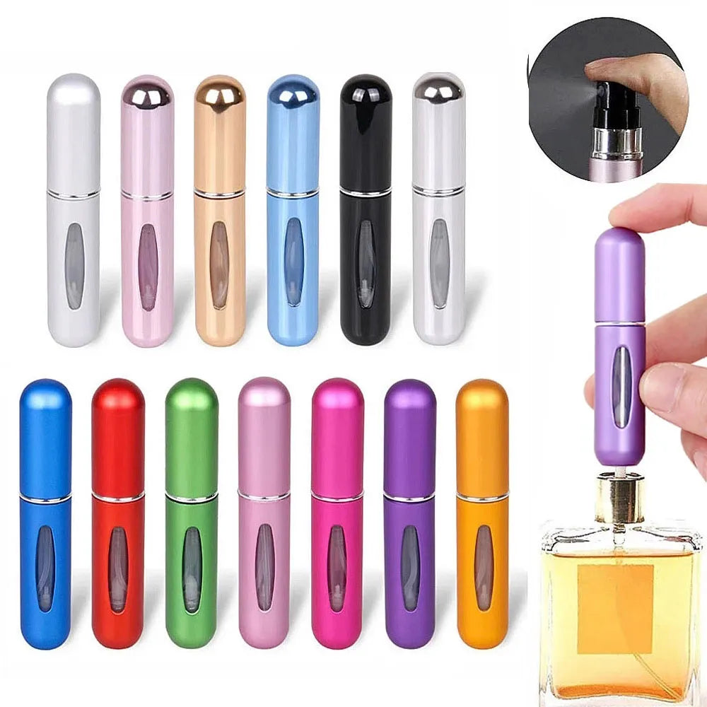Leak-proof Travel Perfume Atomizer - 5ml or 8ml Capacity (Choose Your Size!)