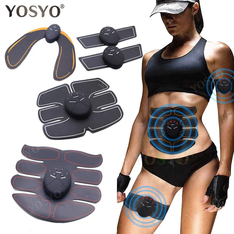 Smart Fitness EMS Muscle Stimulator Trainer for Abdominal Training Electric Body Weight Loss Slimming Device