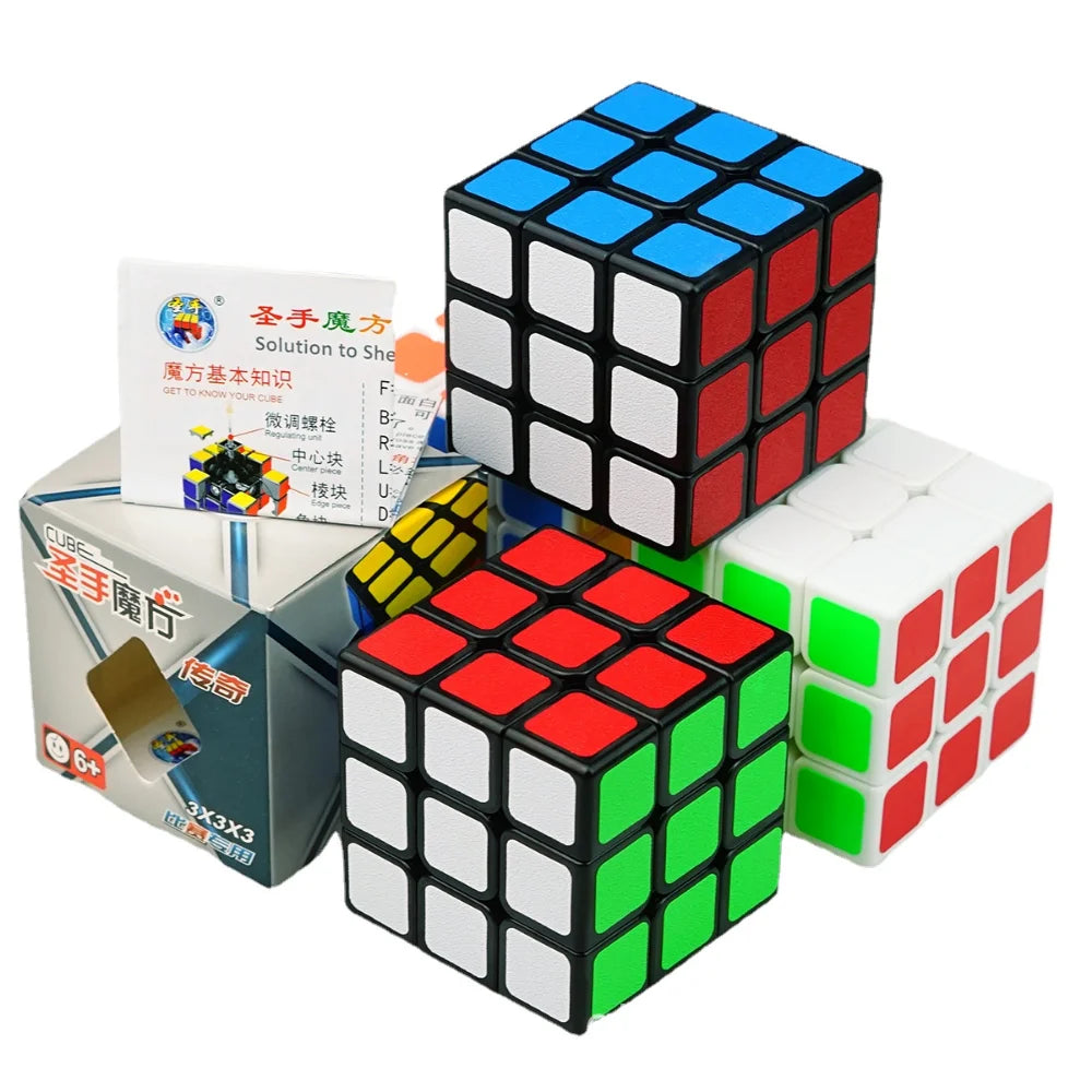 Professional Magic Cube Frosted Sticker Speed Puzzles Montessori Educational Toy for Home Fidget Toys Short Eye Catching