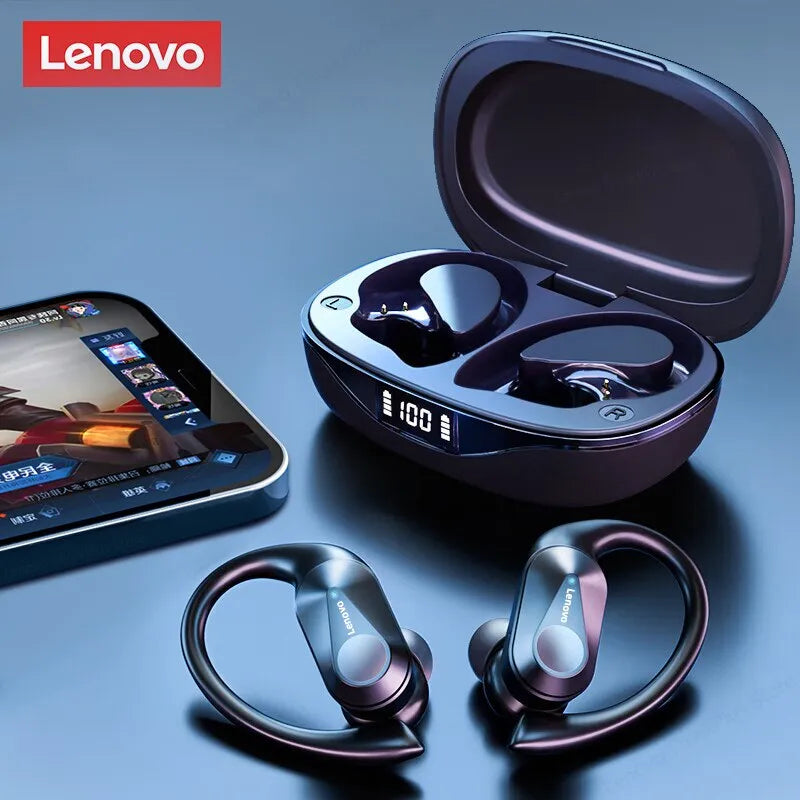 Lenovo LP75 Bluetooth 5.3 Earphones TWS Wireless Sport Headphones HiFi Stereo Noise Reduction Gaming Earbuds