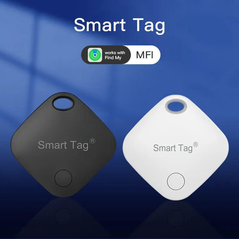Smart Bluetooth Alarm Tracker Works with Find My APP Anti-lost Device for Iphone Tag Replacement Locator MFI Rated